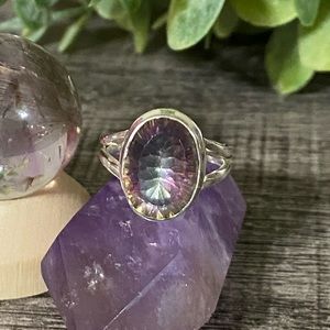 Mystic Fire Topaz Ring